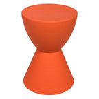 Table d'appoint ronde Boyd avec base côtelée et couvercle amovible pour salon et chambre à coucher