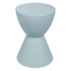 Table d'appoint ronde Boyd avec base côtelée et couvercle amovible pour salon et chambre à coucher