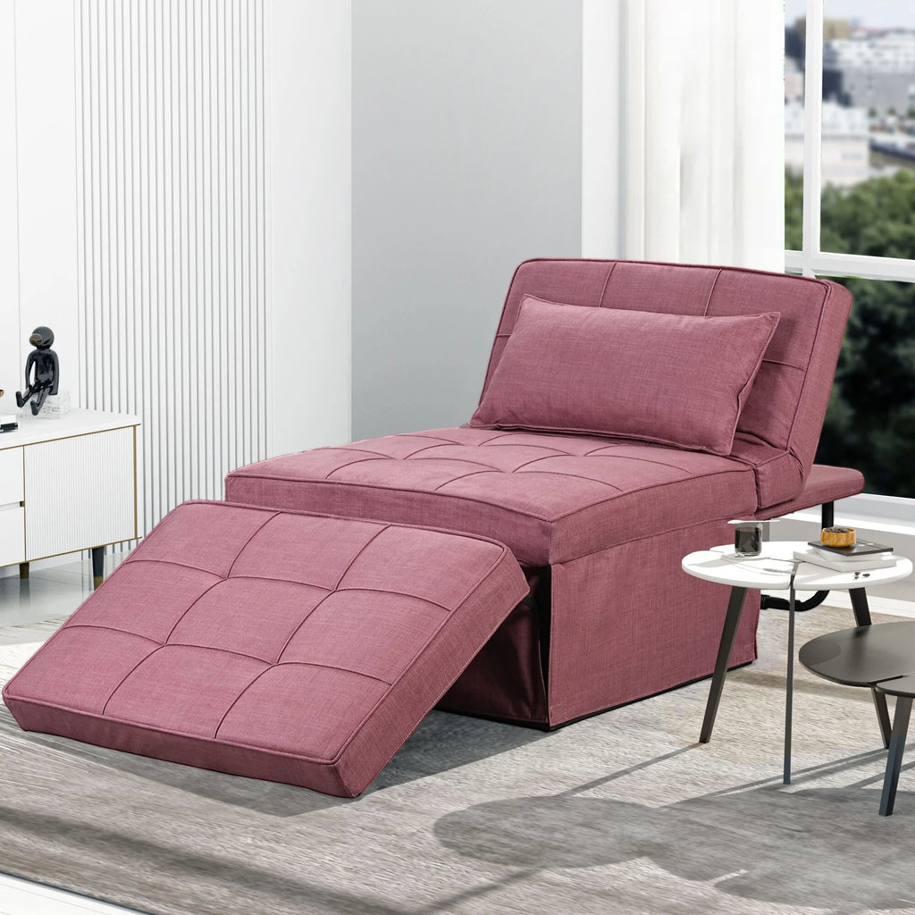 Canapé convertible Lit d'appoint Fauteuil-lit Canapé pliant Pouf Fauteuils inclinables pour le salon