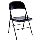 Chaise Pliante en Métal Noire Peakform