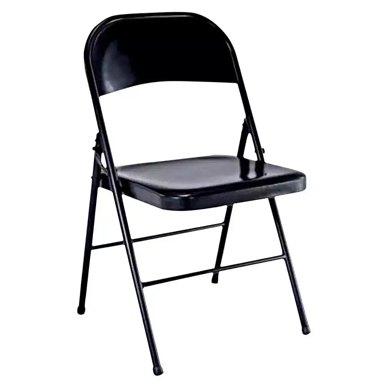 Chaise Pliante en Métal Noire Peakform