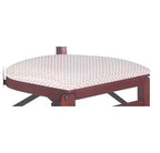 Stakmore Lot de 2 Chaises Pliantes Françaises Rembourrées Dossier en Polyester Cerise, Structure en Bois, Entièrement Assemblées