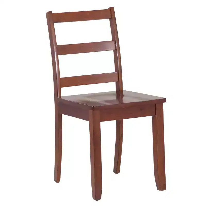 Ensemble de salle à manger pliant 3 pièces Alberts en bois massif avec rangement dissimulé, finition riche brun expresso - Linon
