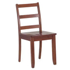 Ensemble de salle à manger pliant 3 pièces Alberts en bois massif avec rangement dissimulé, finition riche brun expresso - Linon