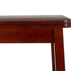 Ensemble de salle à manger pliant 3 pièces Alberts en bois massif avec rangement dissimulé, finition riche brun expresso - Linon
