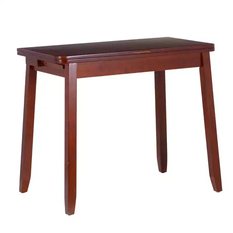 Ensemble de salle à manger pliant 3 pièces Alberts en bois massif avec rangement dissimulé, finition riche brun expresso - Linon
