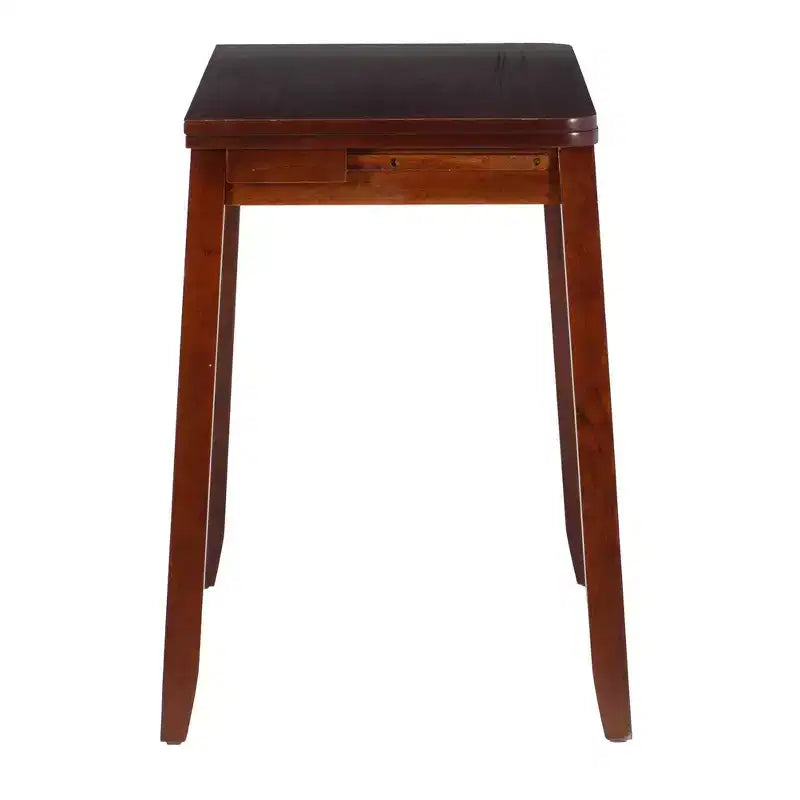 Ensemble de salle à manger pliant 3 pièces Alberts en bois massif avec rangement dissimulé, finition riche brun expresso - Linon