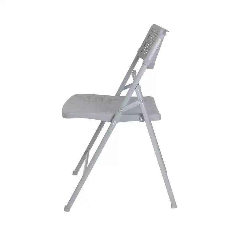 Chaise pliante confort 4 paquets de la collection Ava de Hampden Furnishings, platine