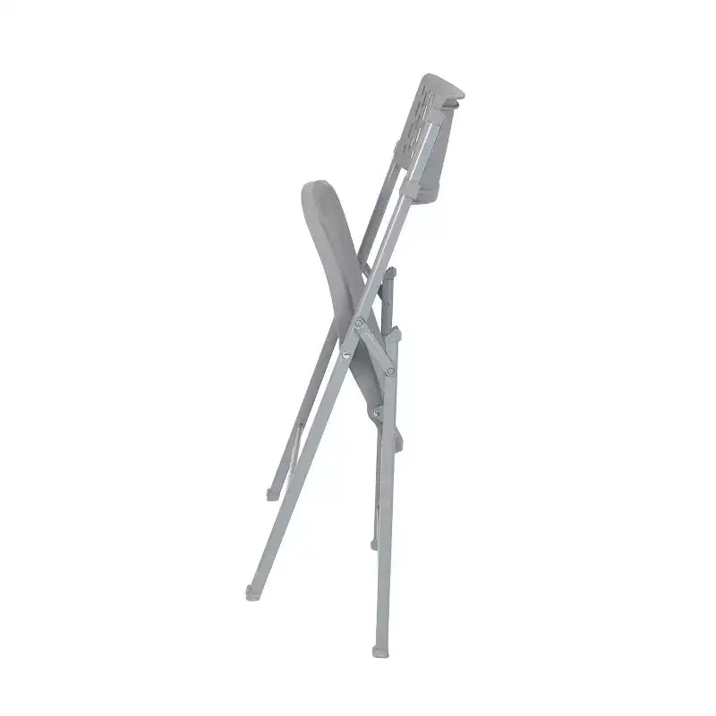 Chaise pliante confort 4 paquets de la collection Ava de Hampden Furnishings, platine