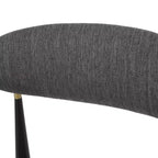 Christopher Knight Home Lot de 2 tabourets de bar Elmore 63,5 cm anthracite/noir/doré