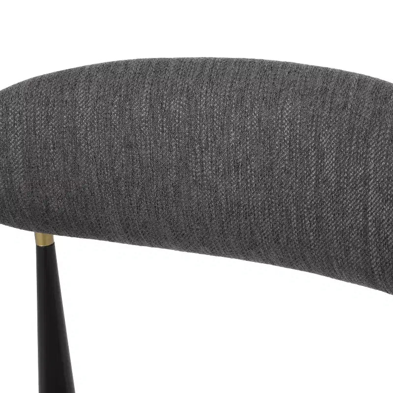 Christopher Knight Home Lot de 2 tabourets de bar Elmore 63,5 cm anthracite/noir/doré