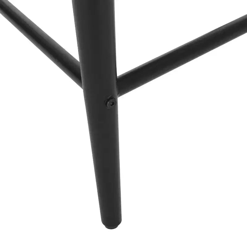 Christopher Knight Home Lot de 2 tabourets de bar Elmore 63,5 cm anthracite/noir/doré