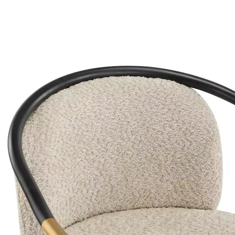 Christopher Knight Home, lot de 2 tabourets de bar contemporains Daniel en fer rembourré de 26 po de hauteur de comptoir, couleur amande