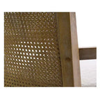 Madison Park Tabouret de bar Paulie à hauteur de comptoir avec dossier canné, crème/naturel recyclé