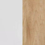 Nathan James Lot de 4 tabourets de bar Cohen en similicuir blanc