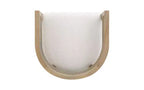 Lot de 2 tabourets de bar à hauteur de comptoir Christopher Knight Home Alaia en bois d'hévéa contemporain, rembourrés avec dossier en rotin incurvé, finition naturelle