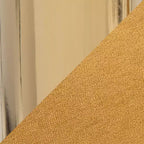 LumiSource Lot de 2 tabourets de bar réglables Ava or/tissu jaune