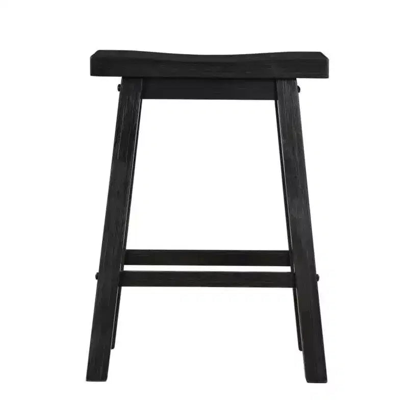Tabouret de bar sans dossier Boraam Sonoma, hauteur comptoir, finition anthracite