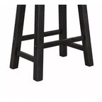 Tabouret de bar sans dossier Boraam Sonoma, hauteur comptoir, finition anthracite