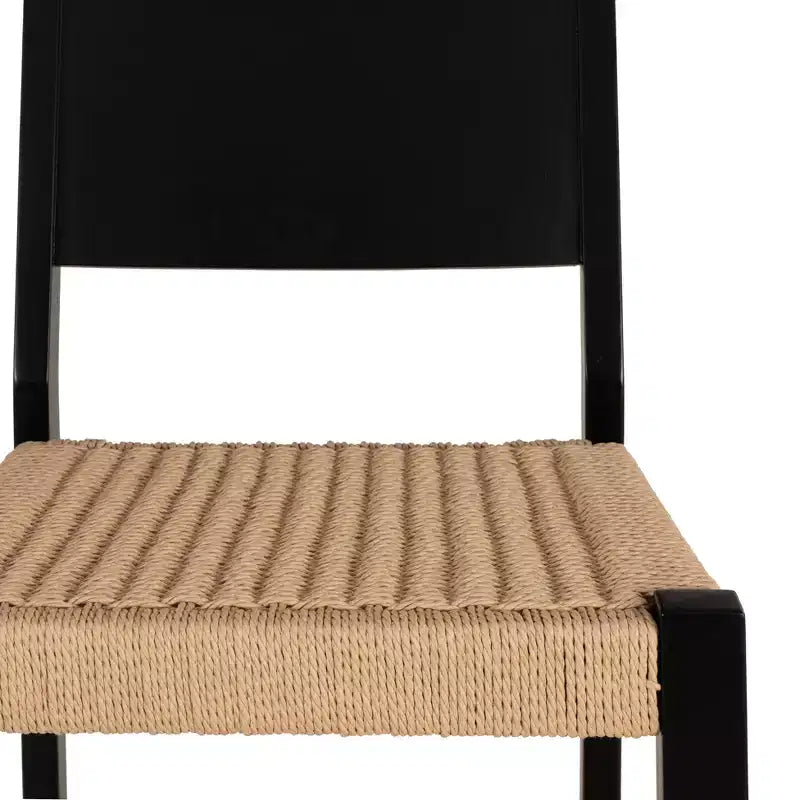 Powell Lot de 2 tabourets de bar hauteur comptoir Clara noirs