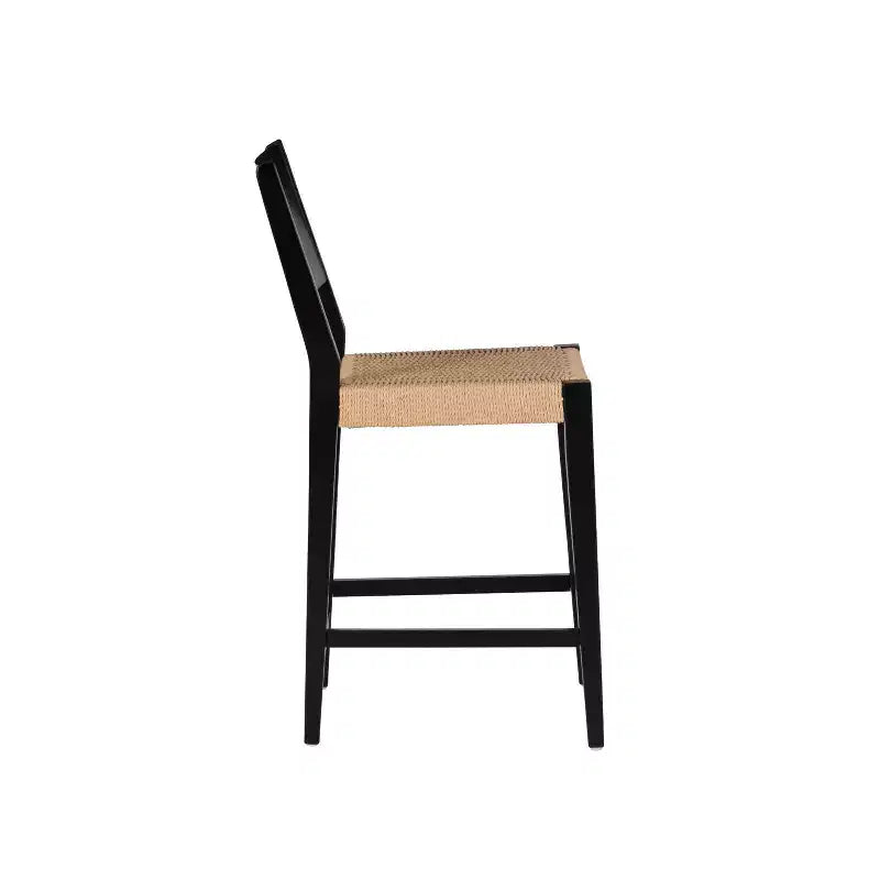 Powell Lot de 2 tabourets de bar hauteur comptoir Clara noirs