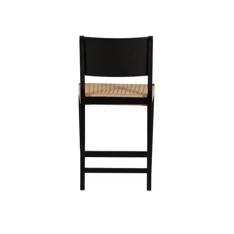 Powell Lot de 2 tabourets de bar hauteur comptoir Clara noirs
