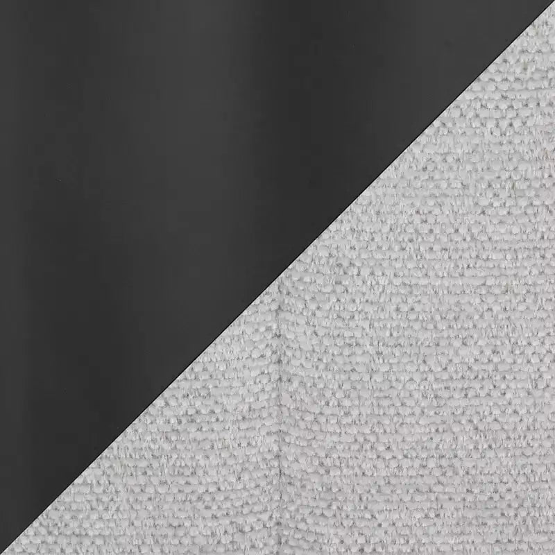 LumiSource Lot de 2 tabourets de bar réglables Hannah Métal noir/Tissu gris