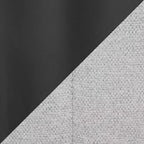 LumiSource Lot de 2 tabourets de bar réglables Hannah Métal noir/Tissu gris