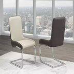Brassex Set of 2 Donatello Dining Chairs Brown