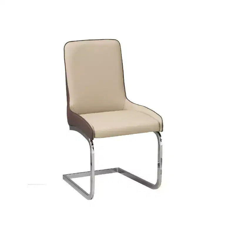Brassex Lot de 2 chaises de salle à manger Donatello marron