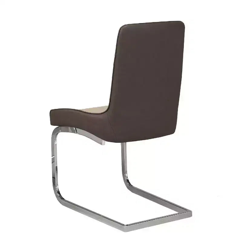 Brassex Lot de 2 chaises de salle à manger Donatello marron
