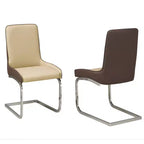 Brassex Lot de 2 chaises de salle à manger Donatello marron