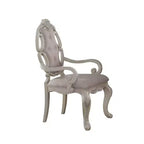 Chaise de salle à manger Ragenardus 23" en tissu et finition blanc antique - Acme Furniture