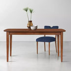 Comfort Pointe Bonito Dining Chair Midnight Blue: Set of 2, Velvet Upholstery, Gold Handle, Walnut Frame