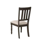 Brassex Lot de 2 chaises de salle à manger Claudia beiges