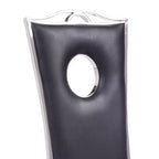 Chaises de salle à manger Cyrene Acme Furniture Similicuir noir/Acier inoxydable