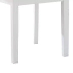 Chaises de salle à manger Green Leigh d'Acme Furniture, fini blanc/noyer