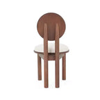 Christopher Knight Home Lot de 2 Chaises de Salle à Manger Contemporaines Eliza sans Accoudoirs en Bois d'Hévéa Rembourrées Noyer/Beige