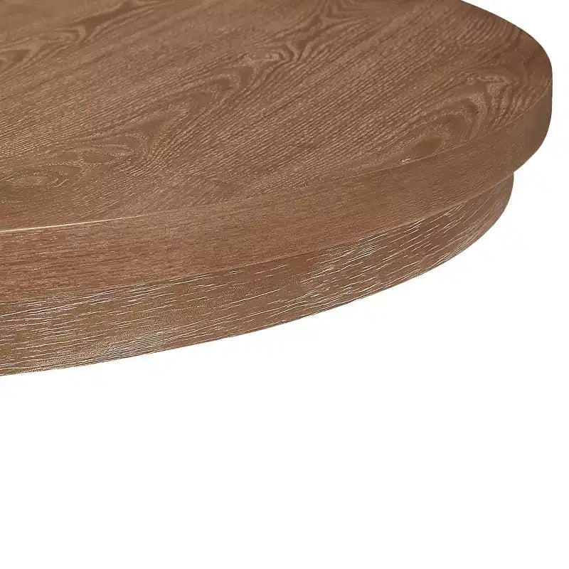 Christopher Knight Home Ensemble de salle à manger extensible 5 pièces Felly rembourré, marron naturel/frêne clair/tweed beige clair