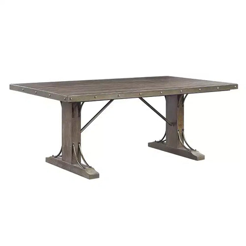 Table de salle à manger Raphaela 198 cm, finition cerisier vieilli - Acme Furniture