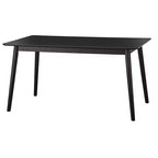 Lifestorey Ensemble repas rectangulaire 6 places Whitney Noir