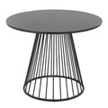 LumiSource Canary MDF Dining Table Black Metal/Black