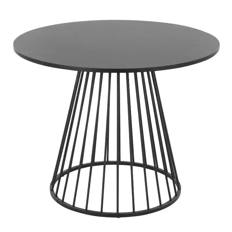 Table à manger LumiSource Canary MDF en métal noir/noir