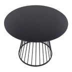 Table à manger LumiSource Canary MDF en métal noir/noir