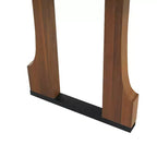 Christopher Knight Home Rowan, table de salle à manger rustique de 160 cm avec double piedestal, noyer