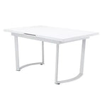 Palton 60-72" Dining Tables High Gloss White - Acme Furniture: Sleek Extendable Rectangle for 6
