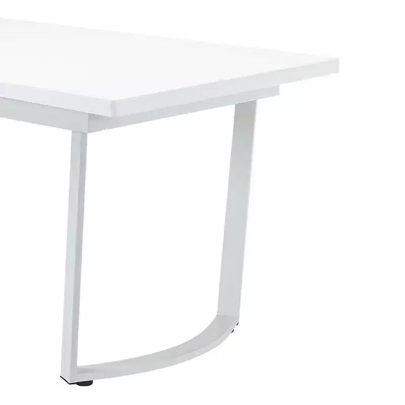 Tables de salle à manger Palton 60-72" Blanc Brillant - Acme Furniture : Rectangulaire Extensible Élégante pour 6 personnes