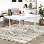 Tables de salle à manger Palton 60-72" Blanc Brillant - Acme Furniture : Rectangulaire Extensible Élégante pour 6 personnes