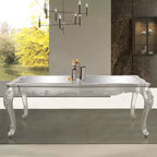 Table de salle à manger Bently 244 cm, finition champagne - Acme Furniture : Rectangle sophistiqué, 8 places