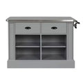 Acme Furniture Urrur Kitchen Island Gray Finish